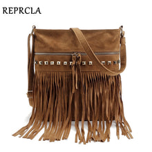 Load image into Gallery viewer, Fashion Rivet Tassel Women Bags